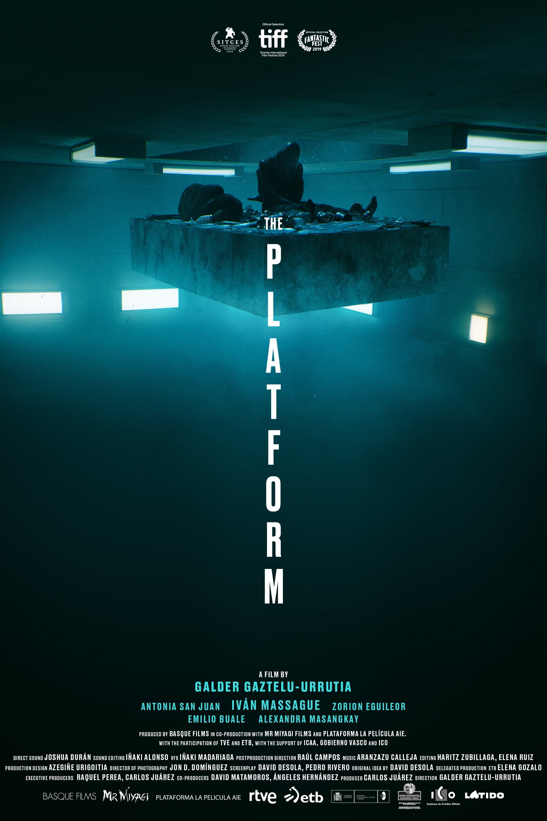 Theatrical poster for The Platform (El hoyo)